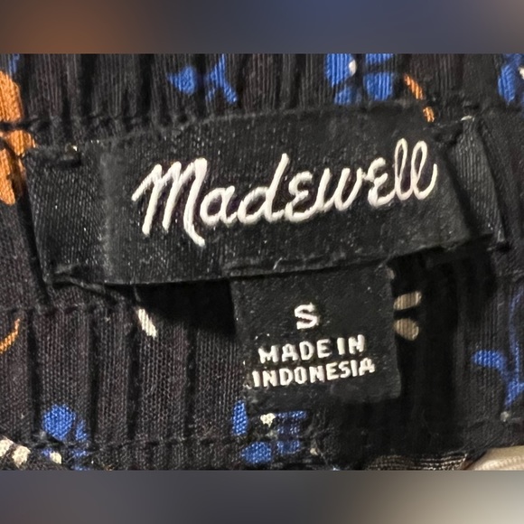 MADEWELL TRACK TROUSERS IN PRAIRIE POSIES SIZE S - Picture 4 of 5